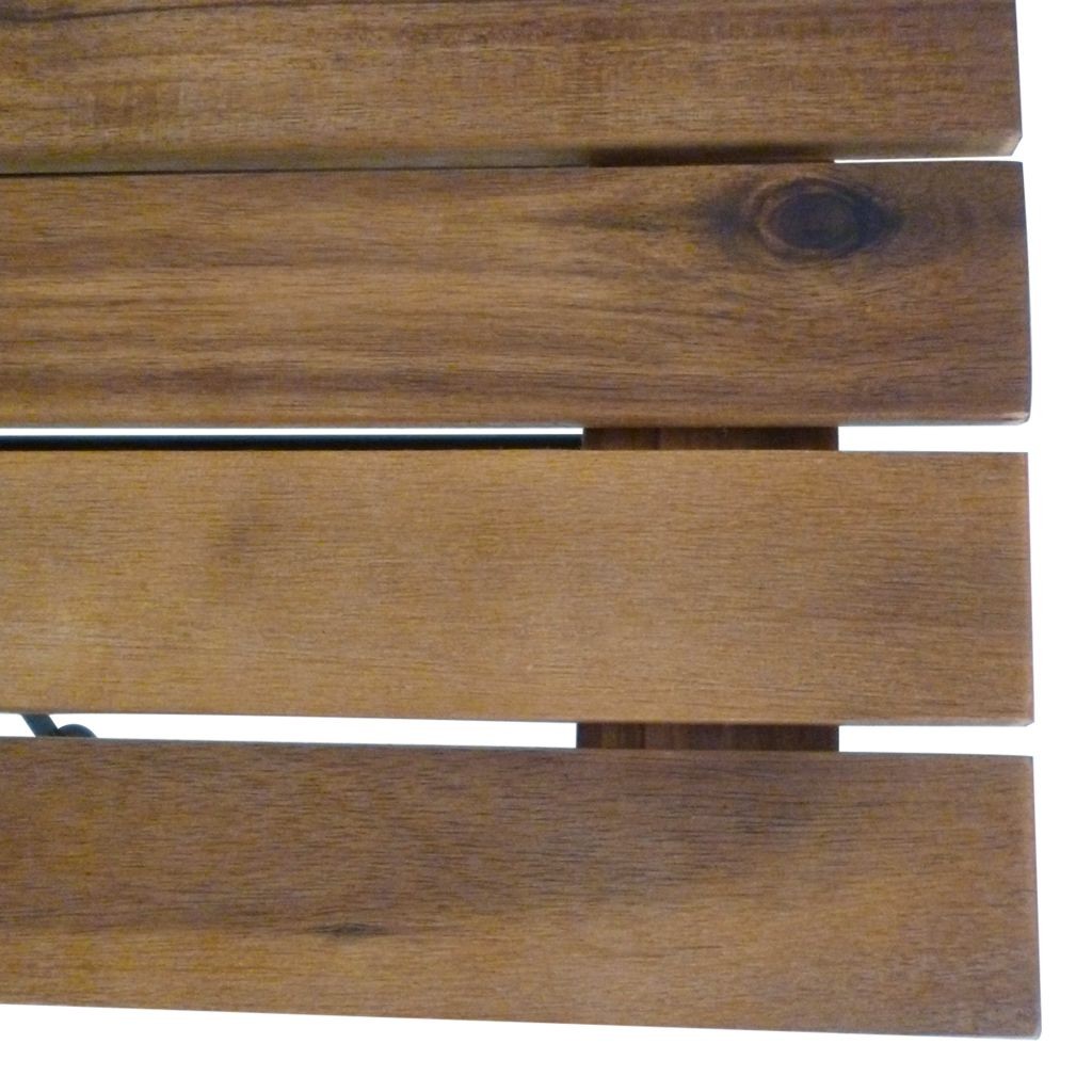 3 Piece Folding Bistro Set Solid Acacia Wood